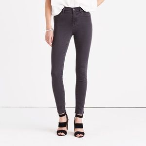 Gray Madewell High-Riser Skinny Skinny Jeans
